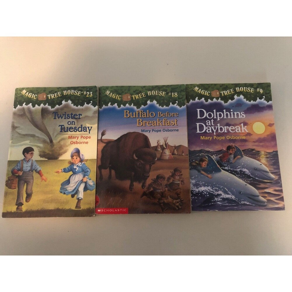 Lot Of 3 Magic‎ Tree House #9-18-23 Scholastic Paperback Books by Mary Osborne